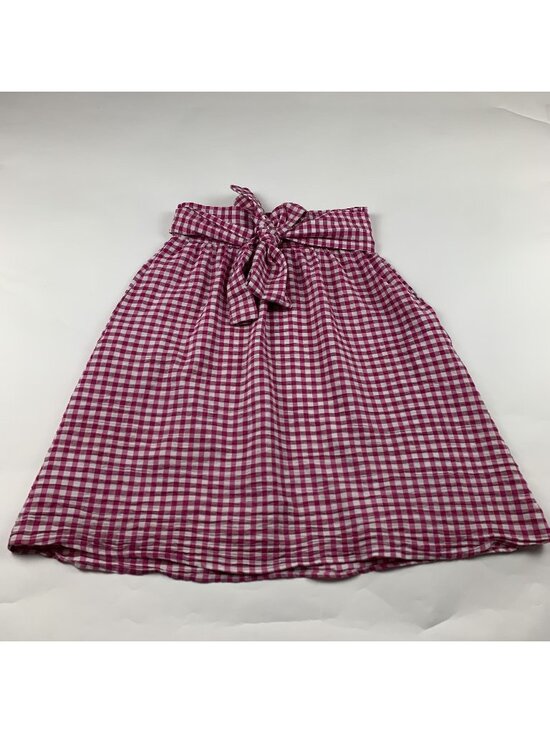 Zara Dresses & Skirts - Zara Pink Gingham Checkered A-Line Skirt M